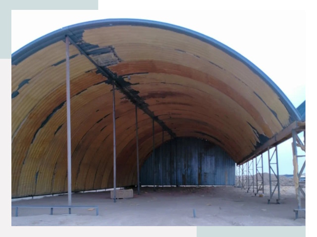 Реконструкция ангаров в Новоалтайске