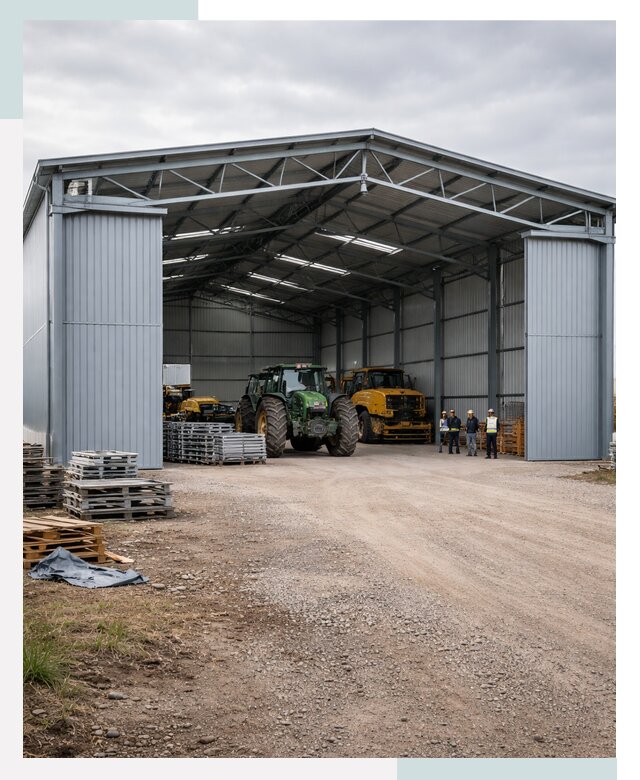 Ангары для сельхозтехники в Новоалтайске от 20448 р. | СтальСтрой-Нвл