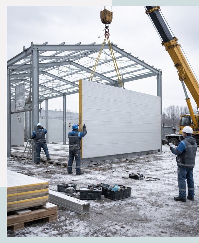 Строительство холодильных складов под ключ в Новоалтайске