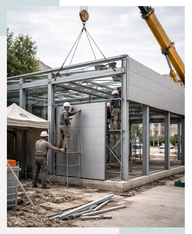 СтальСтрой-Нвл: торговый павильон под ключ в Новоалтайске от 35784 р.