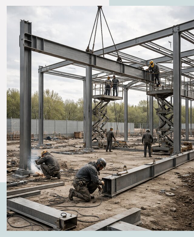 Строительство выставочных павильонов из металлоконструкций в Новоалтайске