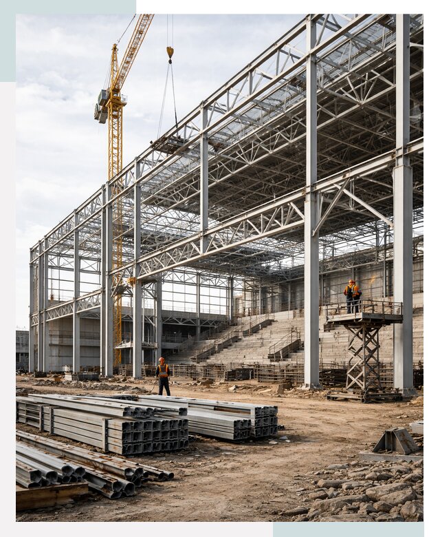 Строительство спортивных комплексов в Новоалтайске от 30672 р. | СтальСтрой-Нвл